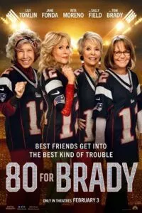 80 for Brady (2023) AMZN BluRay Dual Audio {Hindi-English} 480p - 720p - 1080p poster