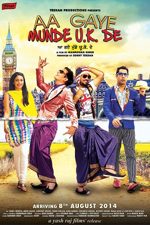 Aa Gaye Munde U.K. De (2014) Punjabi Full Movie 720p HDRip poster