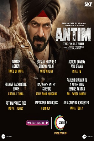 Antim (2021) poster