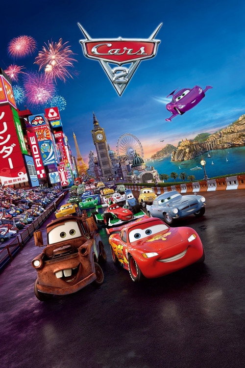 Cars 2 (2011) Blu-Ray Dual Audio {Hindi-English} 480p - 720p - 1080p poster