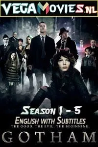 Gotham (Season 1 – 5) Complete TV Series {English With Subtitles} 720p WEB-DL poster
