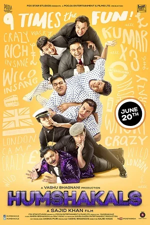 Humshakals (2014) Hindi Full Movie WEB-DL 480p - 720p - 1080p poster