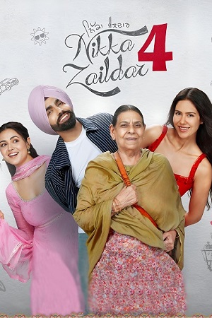 Nikka Zaildar 4 (2025) WEB-DL {Punjabi DD5.1} Full Movie 480p - 720p - 1080p poster