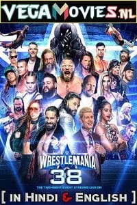 WWE WrestleMania 38 (2022) Dual Audio {Hindi-English} 480p - 720p WEB-DL poster
