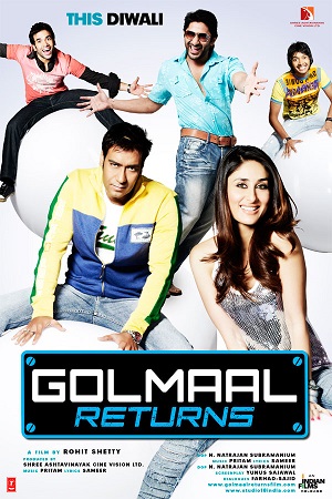 Golmaal Returns (2008) Hindi Full Movie 480p - 720p - 1080p poster