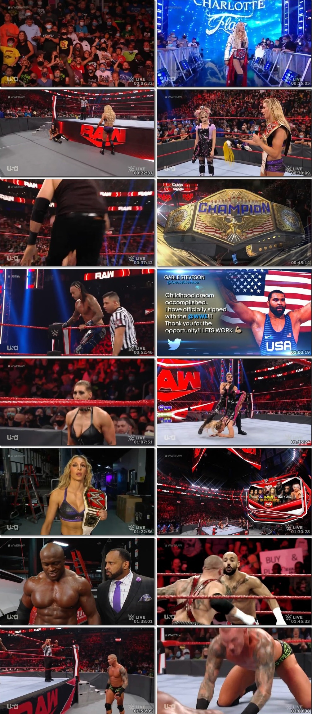 WWE Monday Night Raw 13th September (2021) screenshot