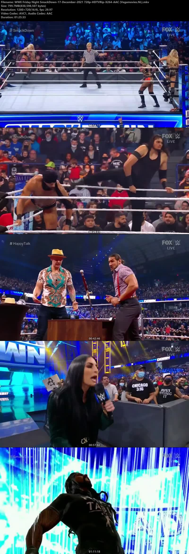 WWE Friday Night SmackDown 17th December (2021) screenshot