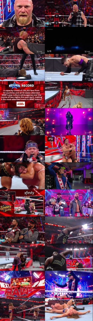 WWE Monday Night Raw – 11th July 2022 English Full WWE Show 480p - 720p HDRip screenshot