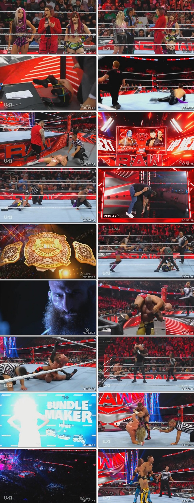 WWE Monday Night Raw – 8th August 2022 English Full WWE Show 480p - 720p HDRip screenshot