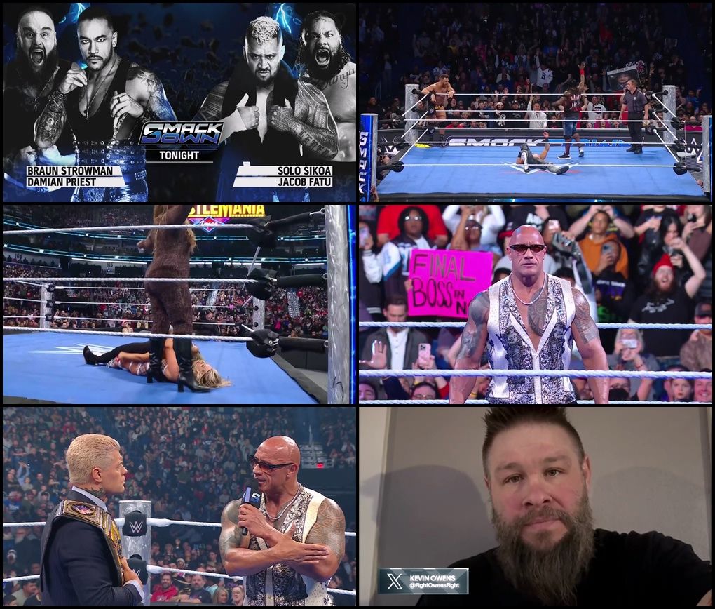 WWE Friday Night SmackDown (21st February 2025) Hindi - English Full WWE Show 480p 720p 1080p WEB-DL screenshot