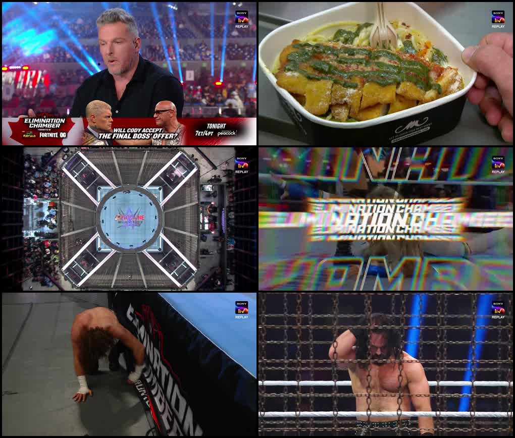 WWE Elimination Chamber (2025) screenshot