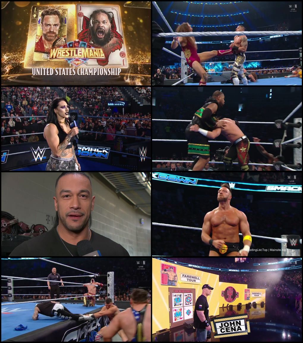 WWE Friday Night SmackDown (18th April 2025) English Full WWE Show 480p 720p 1080p WEB-DL screenshot
