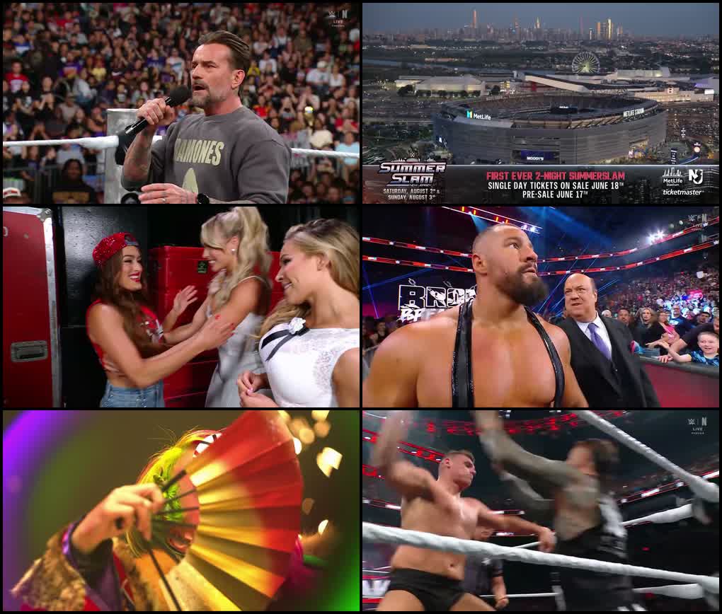 WWE Monday Night Raw (9th June 2025) English Full WWE Show 480p 720p 1080p WEB-DL screenshot