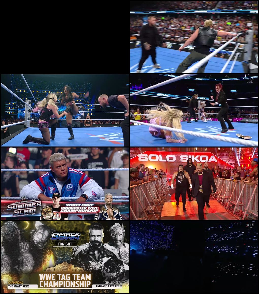 WWE Friday Night SmackDown (25 July 2025) Hindi+English Full WWE Show 480p 720p 1080p WEB-DL screenshot