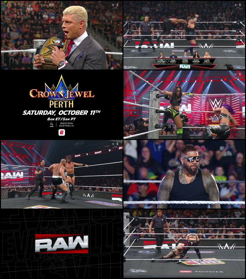 WWE Monday Night Raw (22nd September 2025) Hindi-English Full WWE Show 480p 720p 1080p WEB-DL screenshot