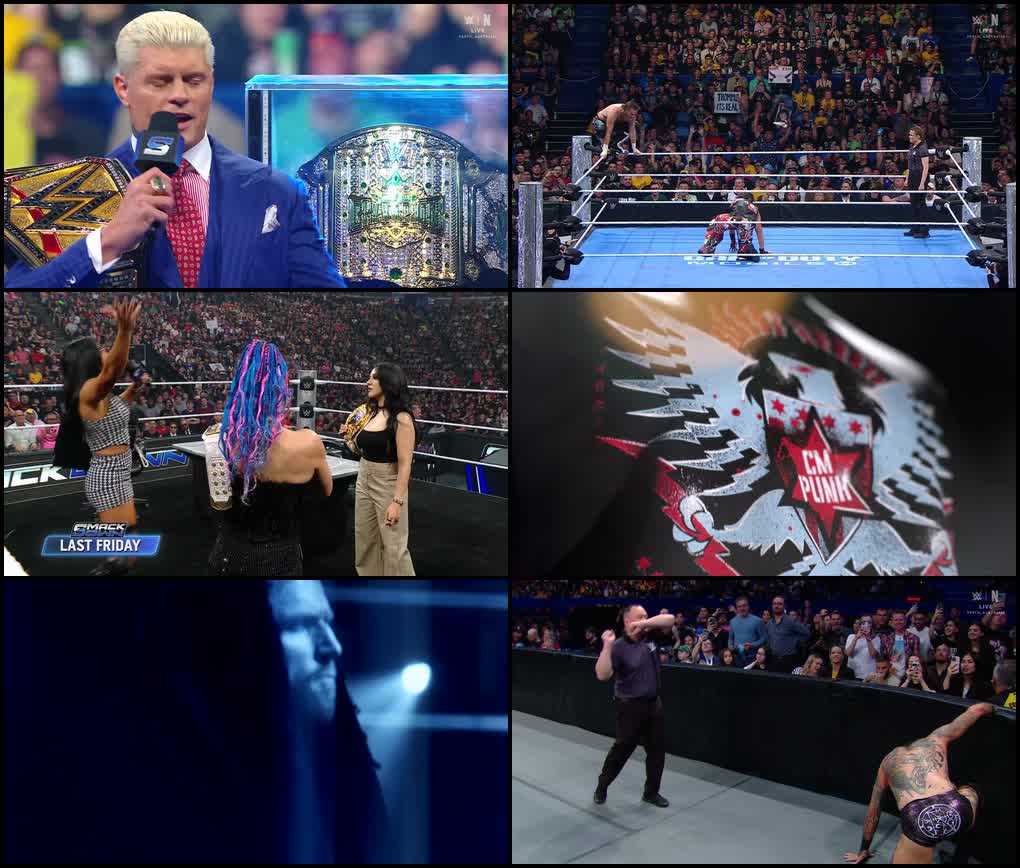 WWE Friday Night SmackDown (10th-October 2025) Hindi+English Full WWE Show 480p 720p 1080p WEB-DL screenshot