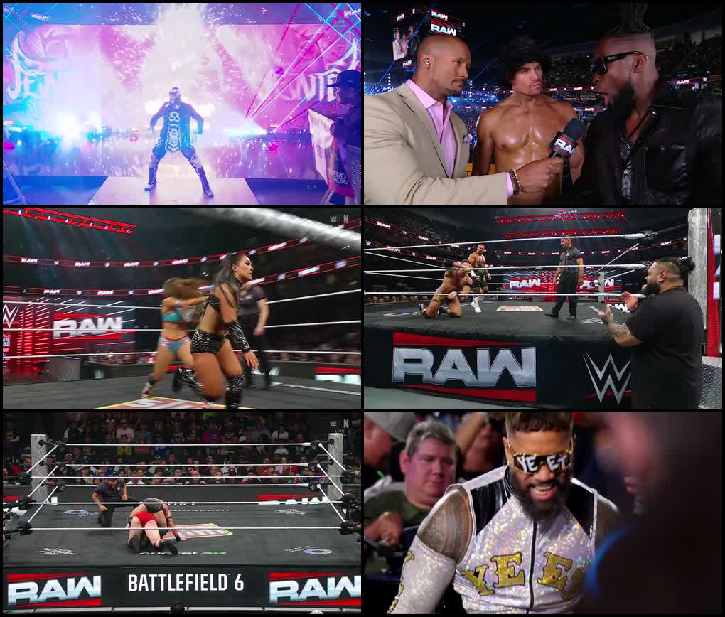 WWE Monday Night Raw (27th-October 2025) Hindi-English Full WWE Show 480p 720p 1080p WEB-DL screenshot