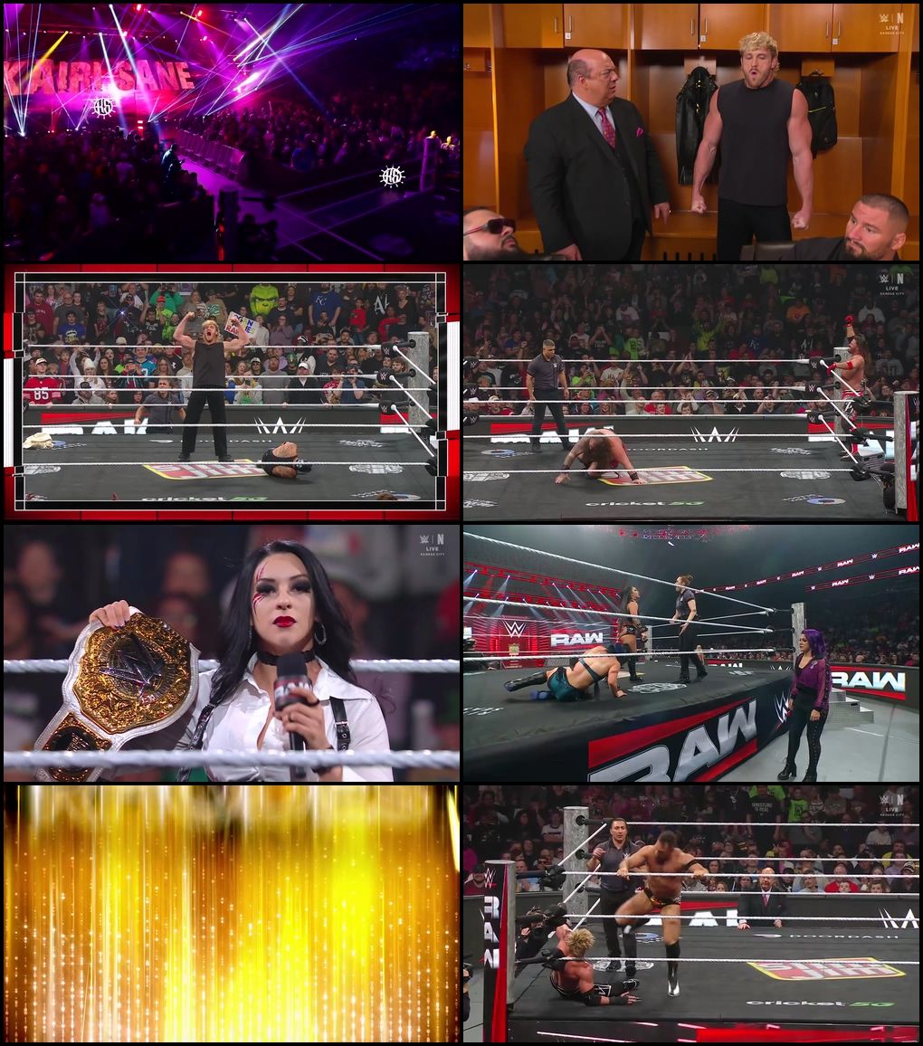 WWE Monday Night Raw (8th-December 2025) Hindi-English Full WWE Show 480p 720p 1080p WEB-DL screenshot