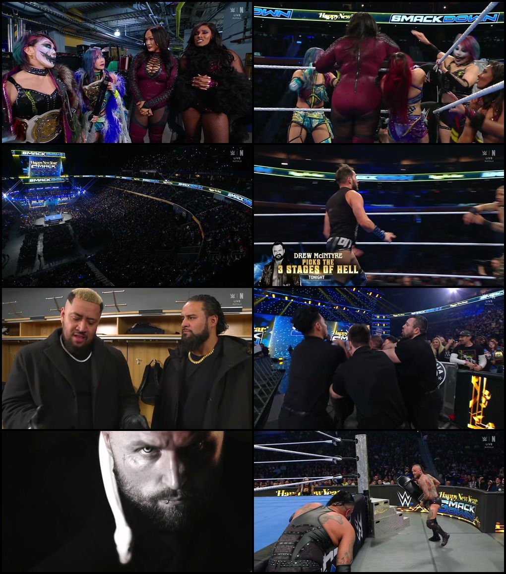 WWE Friday Night SmackDown (2nd January 2026) Hindi+English Full WWE Show 480p 720p 1080p WEB-DL screenshot