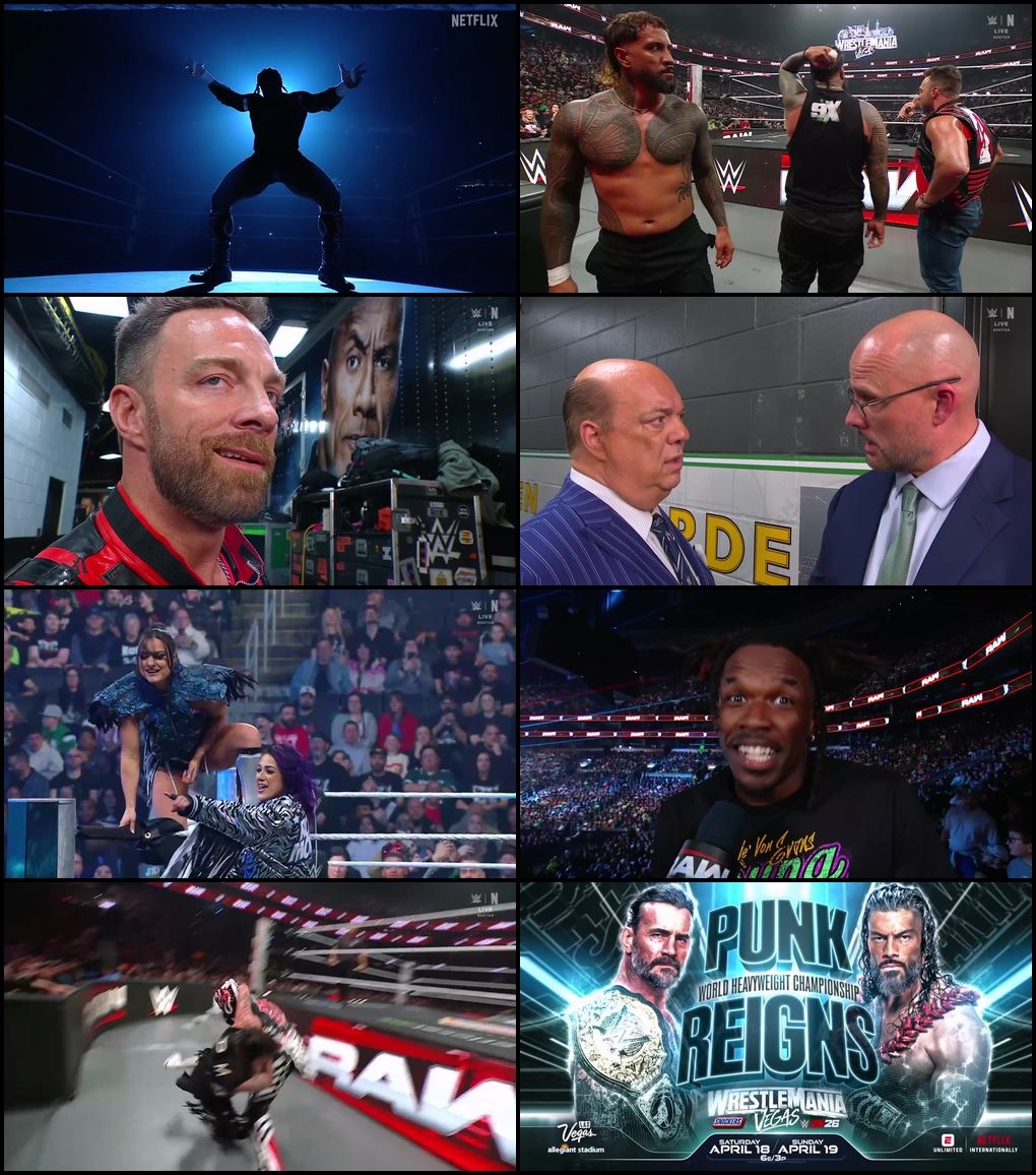 WWE Monday Night Raw (23rd-March 2026) Hindi Full WWE Show 480p 720p 1080p WEB-DL screenshot