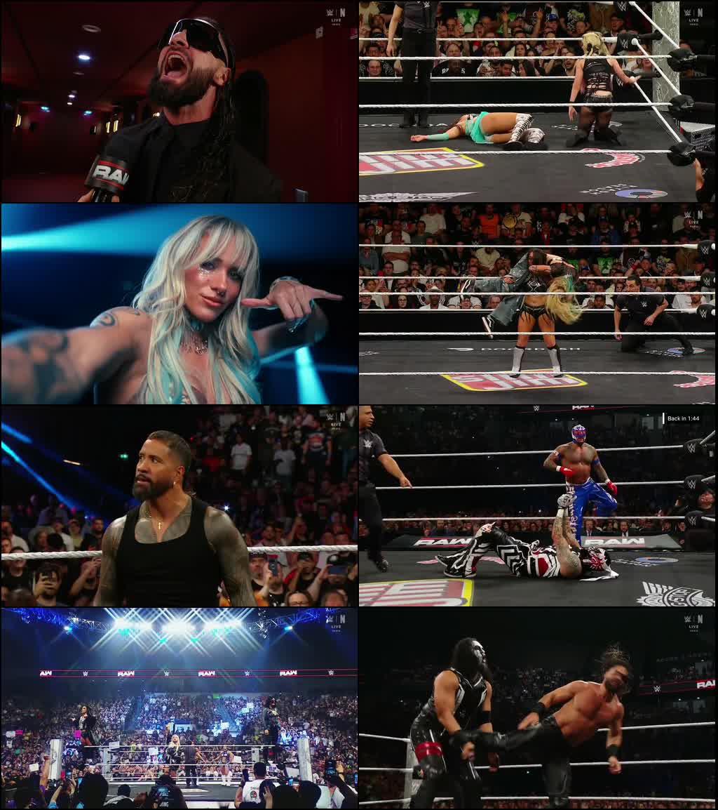 WWE Monday Night Raw (8th-June 2026) English Full WWE Show 480p 720p 1080p WEB-DL screenshot